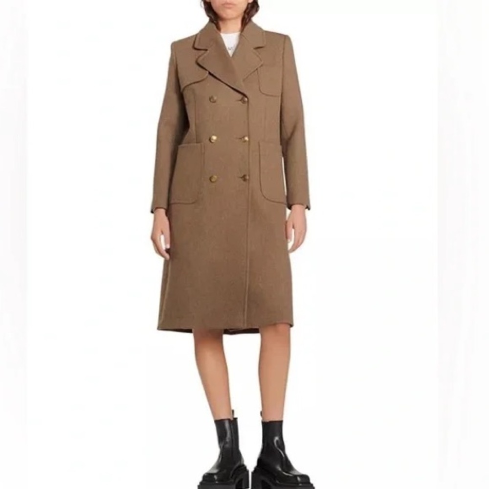 SANDRO New with tag
Coats SANDRO
Joshua double-breasted wool-blend felt …
